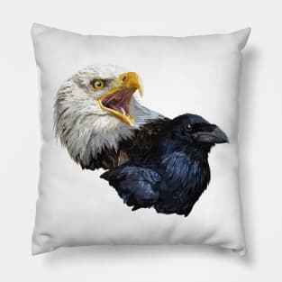 Raven and Pigargo Pillow