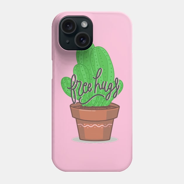 FREE HUGS Phone Case by MAYRAREINART