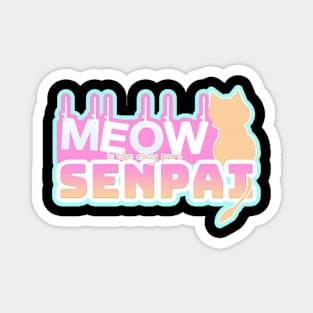 MEOW - CAT OWNER Magnet