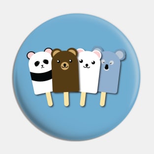 Bear Popsicles Pin