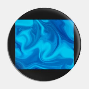 Blue Ocean Waves Pin