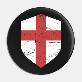 Crusader Shield And Cross | Renaissance Festival Design Pin