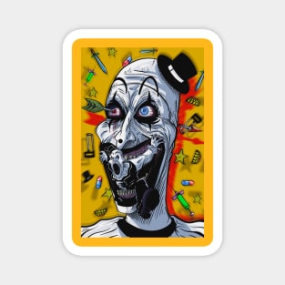 Clown art of art the clown for clowns and those who like clowns Magnet