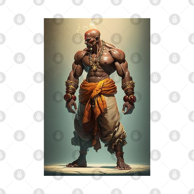 Dhalsim Street Fighter Original Artwork by Labidabop