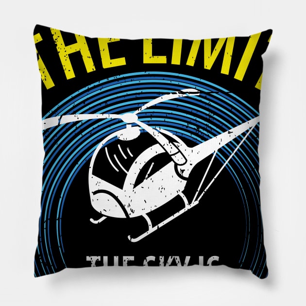 Helicopter Pilot Pillow by Johnny_Sk3tch