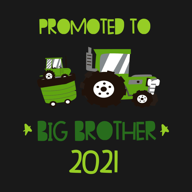 Children's Big Brother Tractor Shirt 2021 by alpmedia