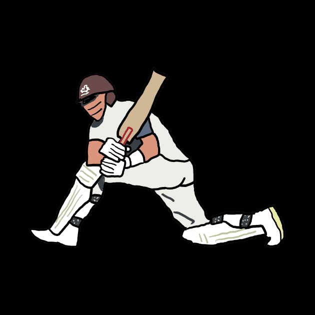 Cricketer by Mark Ewbie