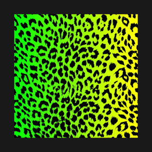 colorful leopard pattern T-Shirt