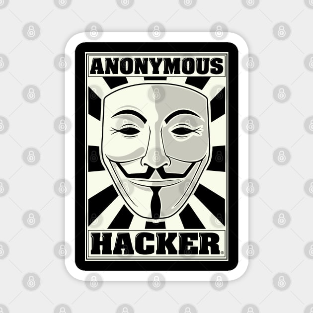 ANONYMOUS HACKER Magnet by FernandoSala