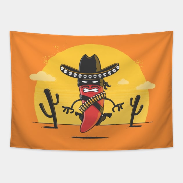 Chili Desperado Tapestry by zoljo