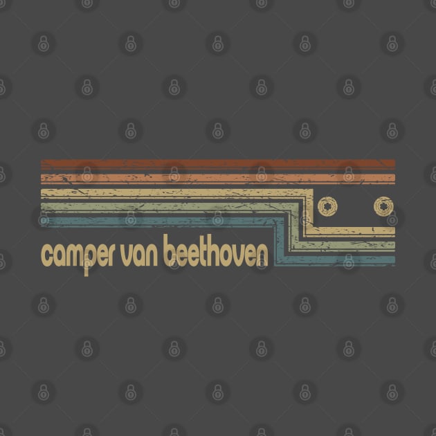 Camper Van Beethoven Cassette Stripes by casetifymask