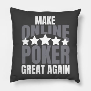 Poker | Make Online Poker Great Again Pillow