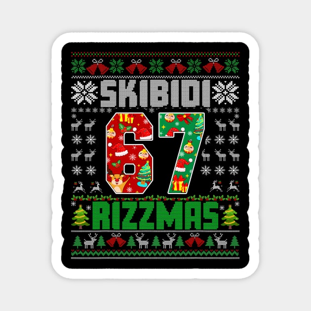 Six Rizzmas Seven Skibidi 2025 Happy Meme Holiday Festive - Skibidi ...