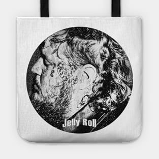 Art Drawing Jelly Roll #10 retro Tote