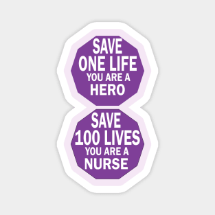 Nursing motivational Quotes Design for students and Nurses Magnet