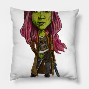 Gamora Caricature Pillow