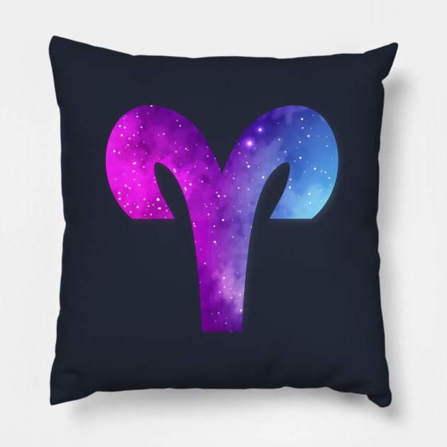 Aries Sign Pillow by Banuezartfaiz19