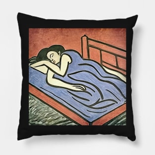 In sleep-Matisse inspired Pillow