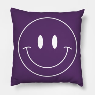 90's Smiley Face Art Pillow