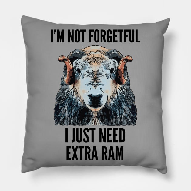 I Need Extra RAM Pillow by ardp13