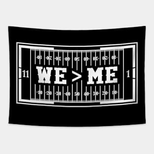 We > Me Football Tapestry