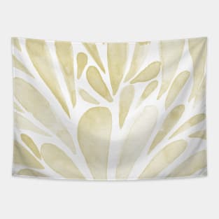 Watercolor artistic drops - yellow Tapestry