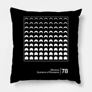 Systems of Romance - Minimal Style Graphic Artwork Pillow