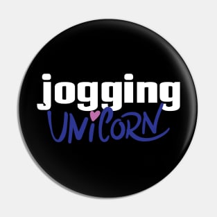 Jogging Unicorn Pin