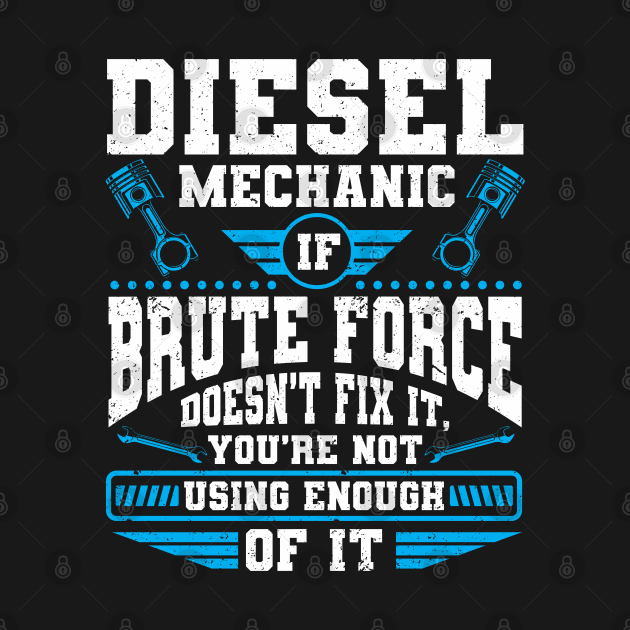 Gift Vintage Mechanic Diesel Mechanic by IngeniousMerch