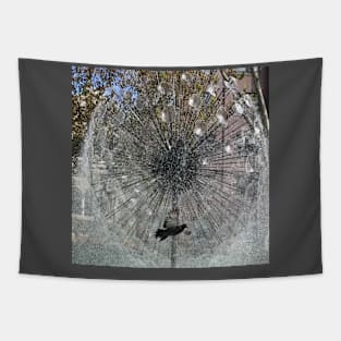 Fountain Water Bird Freedom Tapestry