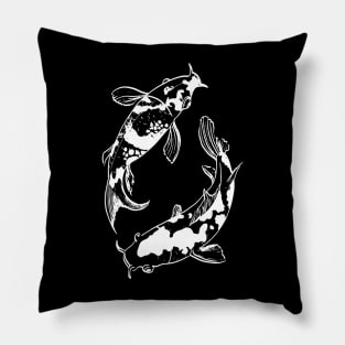 Koi Ying Yang Pillow