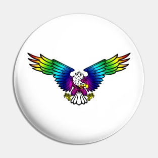 Rainbow Eagle Pin