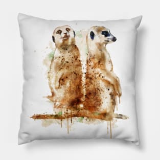 Meerkats Pillow
