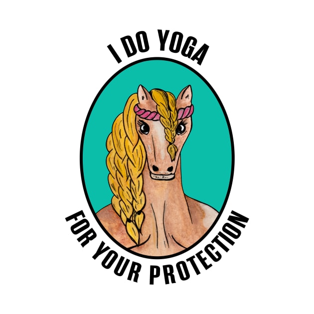 Yoga Horse by Designs by Ira