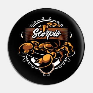 Zodiac SCORPIO Frame Series Pin