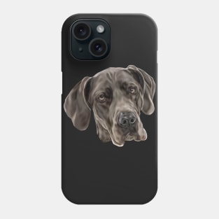 Blue Great Dane Phone Case