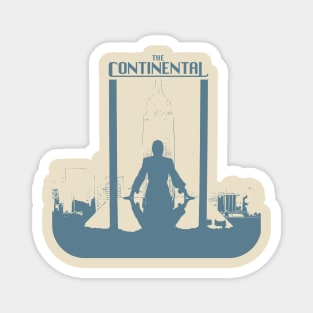 continental series john wick world graphic design illustration Magnet