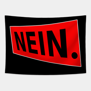 Nope Nein Tapestry