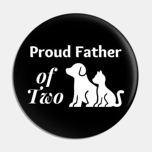 Proud Father of Two 01a Pin