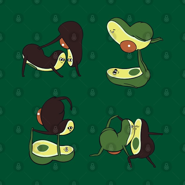 Avocado Yoga Relationship Goals by huebucket