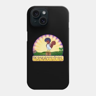 Permaculture chicken Phone Case