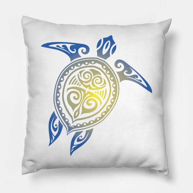 Sea Turtle Pillow by Bethany-Bailey