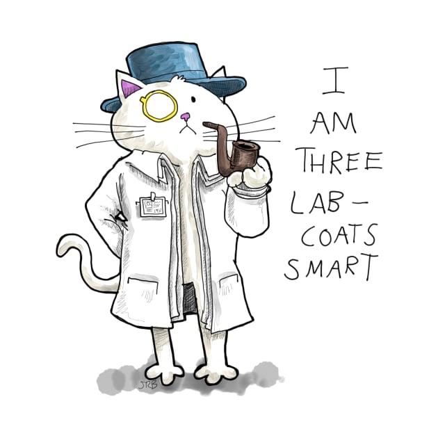 Dapper Cat - Lab Coats by johnnybuzt