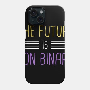 The Future Is Non-Binary | Gender Identity Genderqueer Phone Case