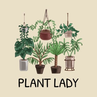 Plant Lady - Potted Plant Lover T-Shirt