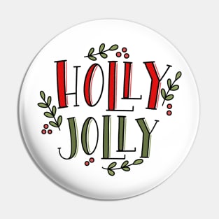 holly jolly Pin