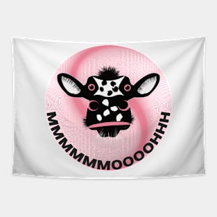 Screaming cow Tapestry