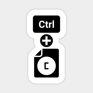 Ctrl + C Design Magnet