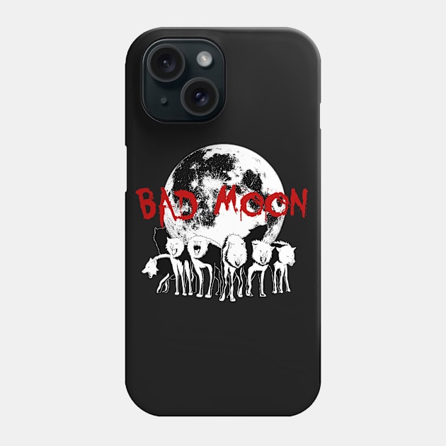 Bad Moon Phone Case by MobiusTees