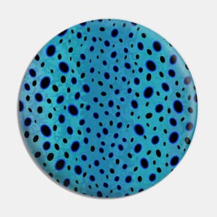 Blue Frog Spots Pin